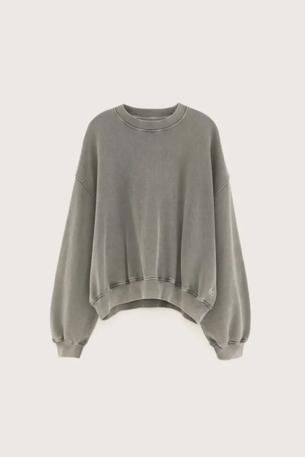 Bellerose Fancy Sweatshirt Black+Sand Discount