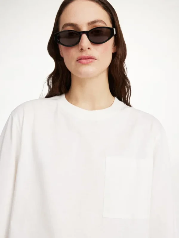 By Malene Birger Fayeh TS T-Shirt Soft+White Sale