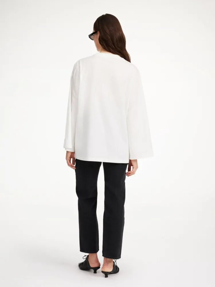 fayeh_ts_tshirt_2.webp By Malene Birger Fayeh TS T-Shirt Soft+White Sale