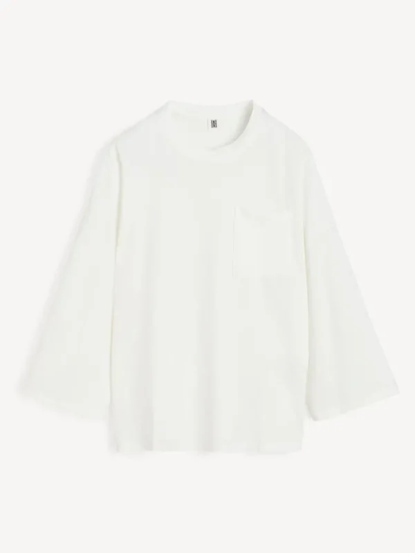 By Malene Birger Fayeh TS T-Shirt Soft+White Sale