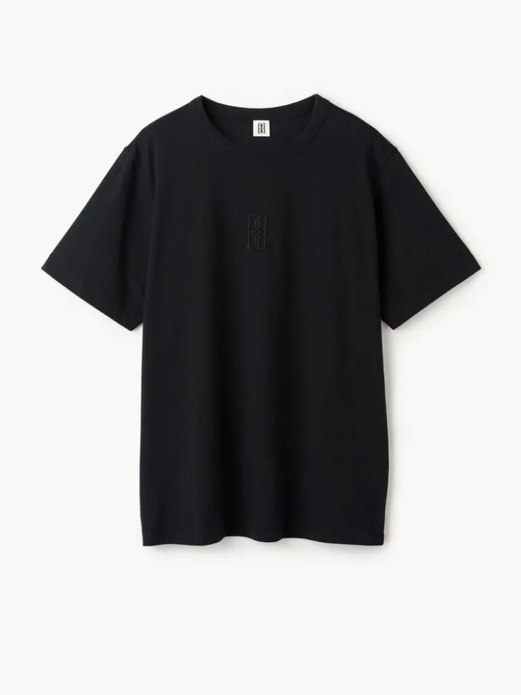fayeh_tshirt_1.webp By Malene Birger Fayeh T-Shirt Black Best