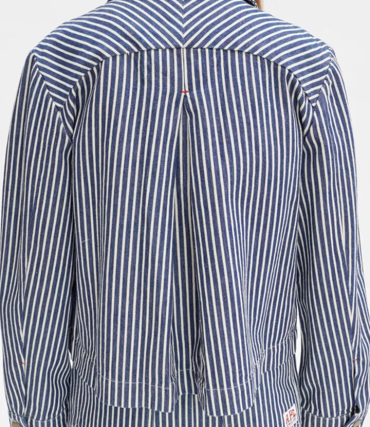 frida_jacket_1.webp A.P.C. Frida Jacket Bleu+Blanc Fashion