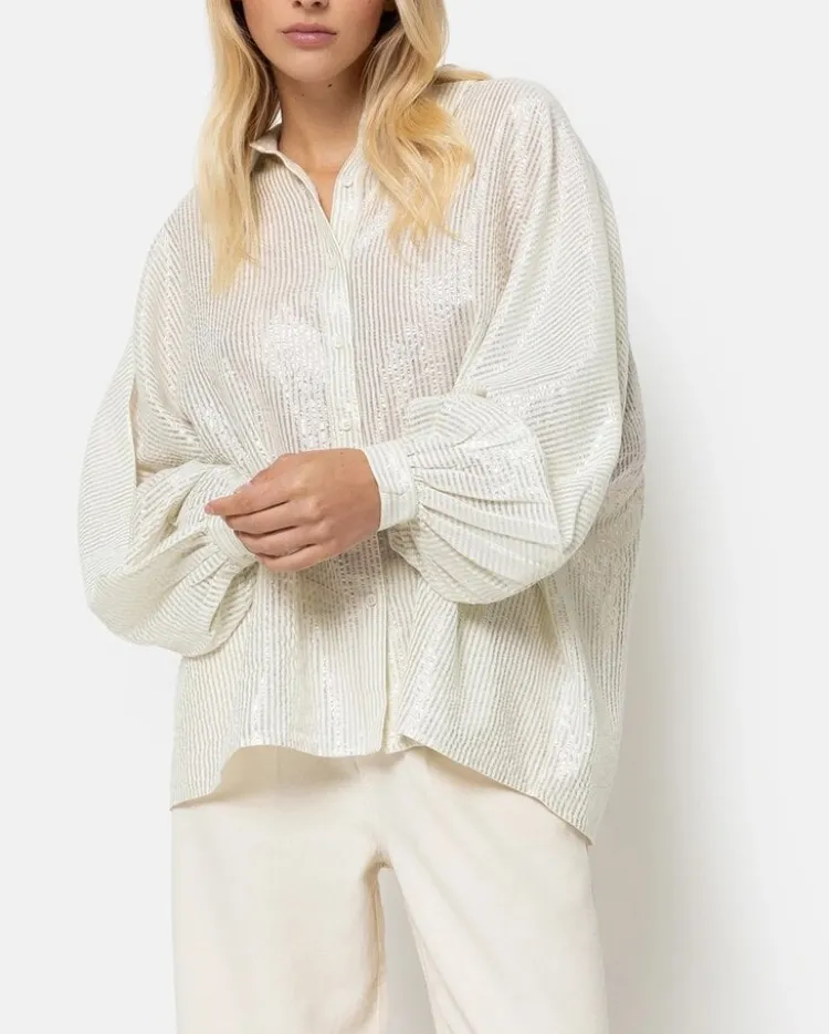 gala_blouse_0.webp Ame Antwerp Gala Blouse White+Shiny Hot