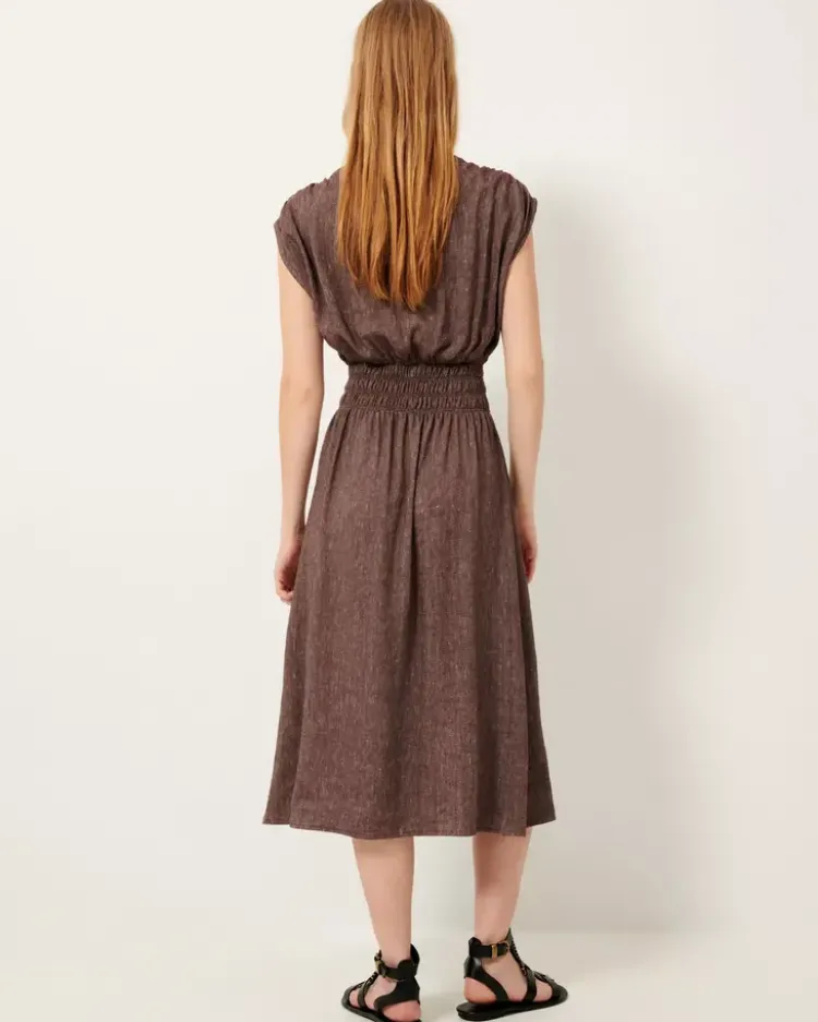 galaday_dress_2.webp Sessun Galaday Dress Mahogany Clearance