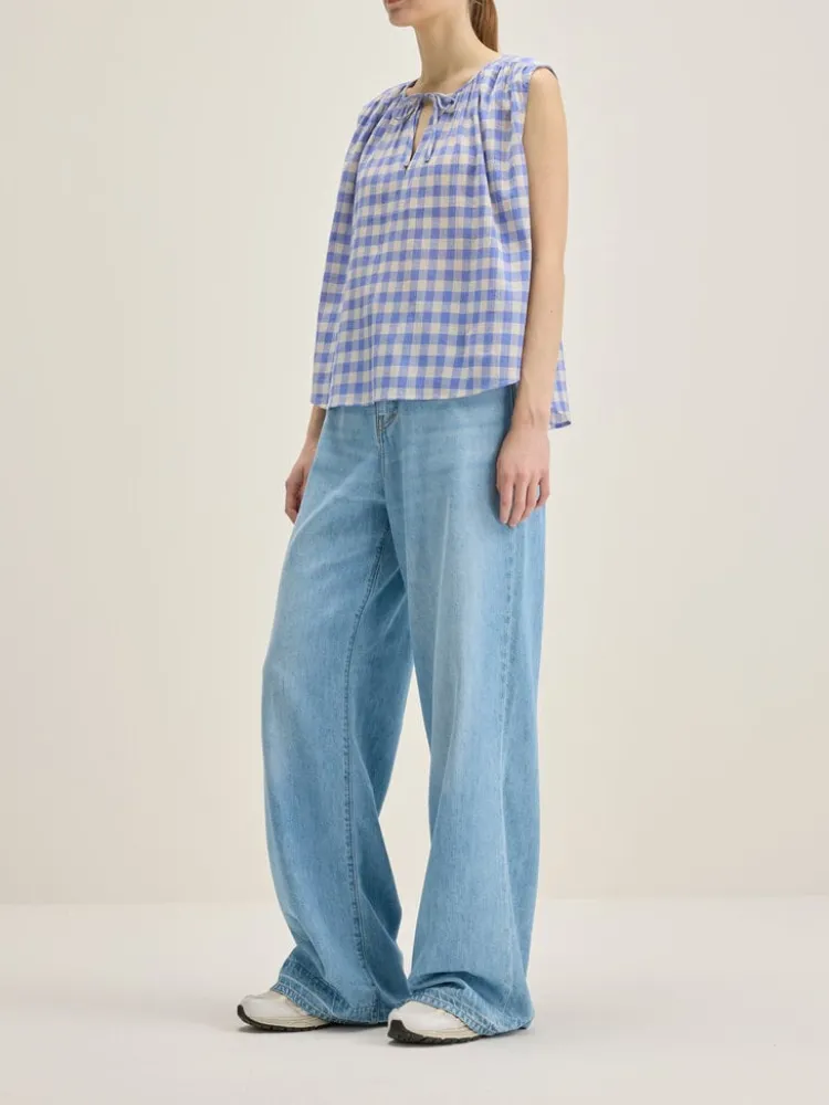 halison_blouse_3-1.webp Bellerose Halison Blouse Check+B Outlet