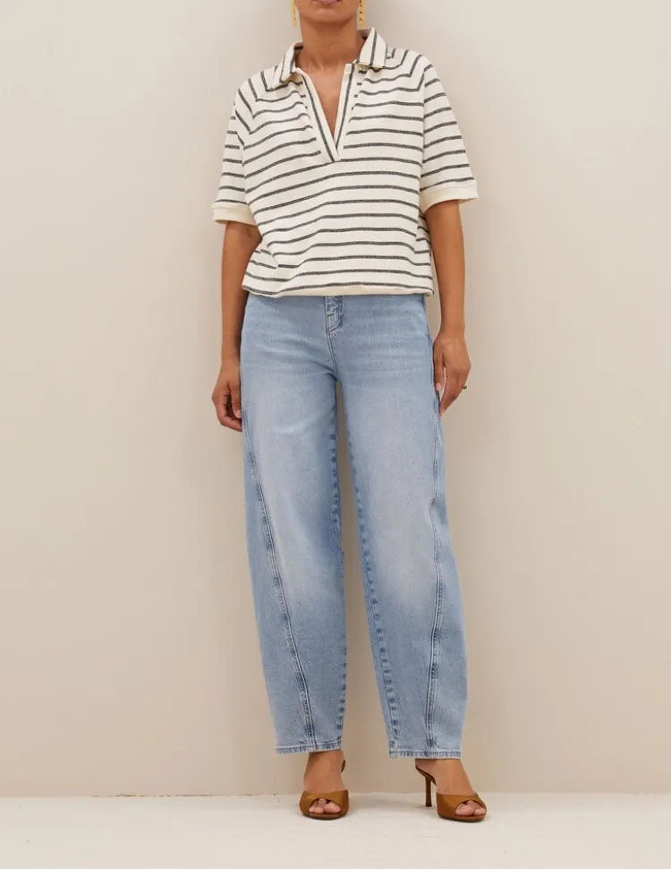 harper_top_1.webp By Bar Harper Top Black+Breton+Stripe Clearance