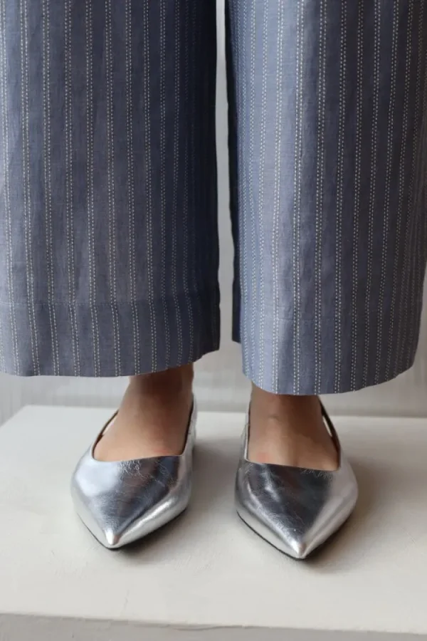 Vagabond Shoemakers Hermine Flats Silver Hot