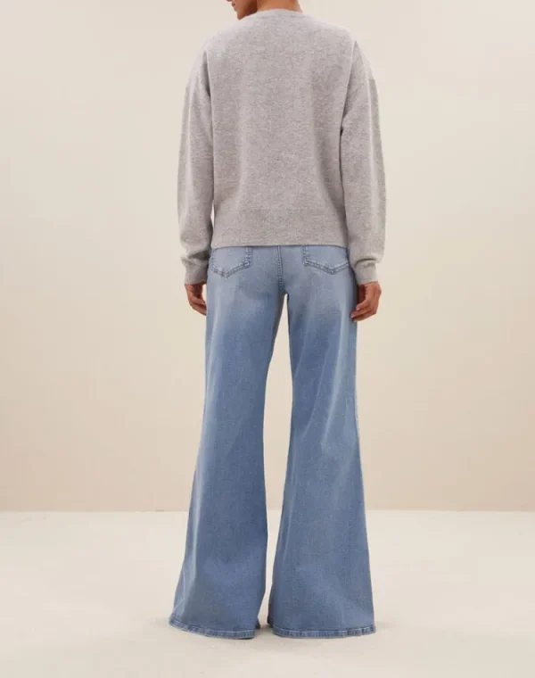 By Bar Holly Pullover Grey+Melee Hot