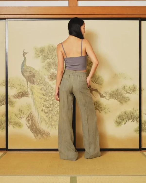 Sea Me Happy Honey Pants Khaki+Green Clearance