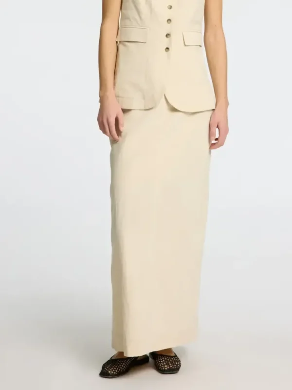 Selected Femme Iluna Skirt Sandshell Sale