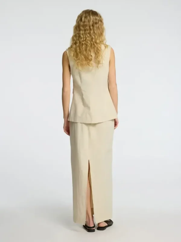 Selected Femme Iluna Vest Sandshell Best