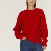 Gris Isabelle Sweater Red Discount