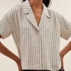 By Bar Jake Marine Blouse Marine+Stripe Outlet