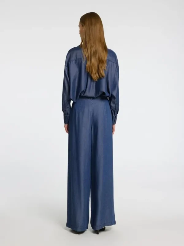 Selected Femme Janna Pants Dark+Blue Discount