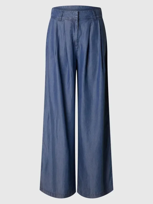 Selected Femme Janna Pants Dark+Blue Discount