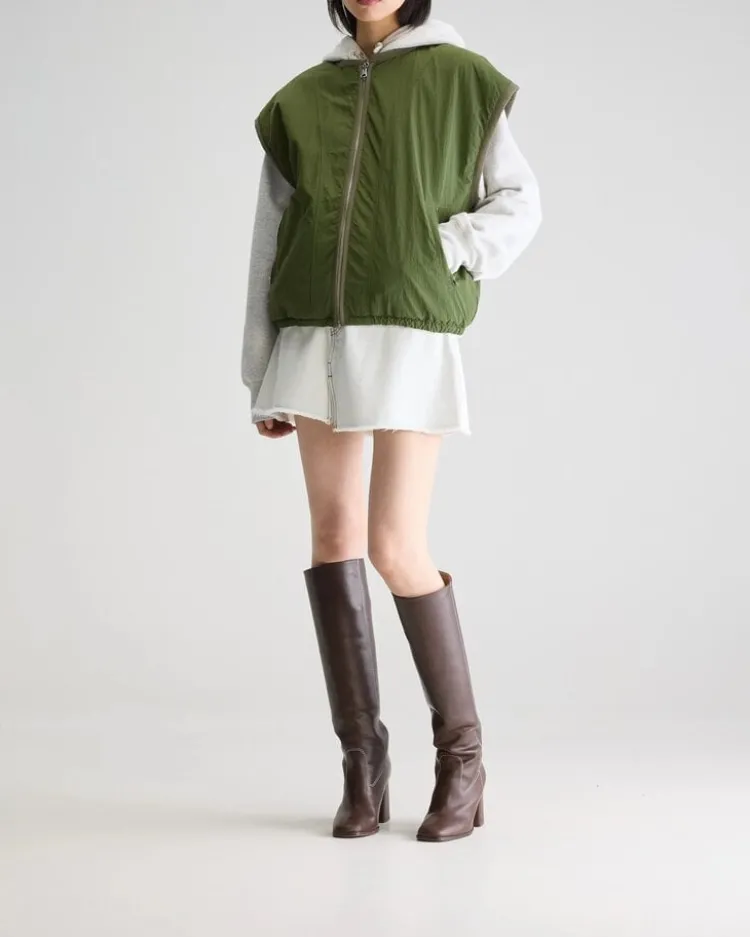 jano_bodywarmer_0.webp Bellerose Jano Bodywarmer Ecru Online