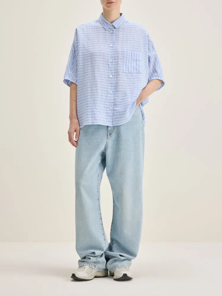 jessie_blouse_1.webp Bellerose Jessie Blouse Stripe+A Sale