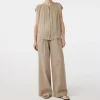 Knit-ted Laura Blouse Khaki Outlet