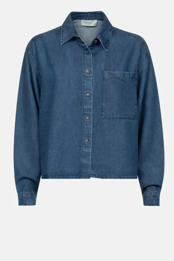 Ame Antwerp Lilian Blouse Dark+Blue Sale