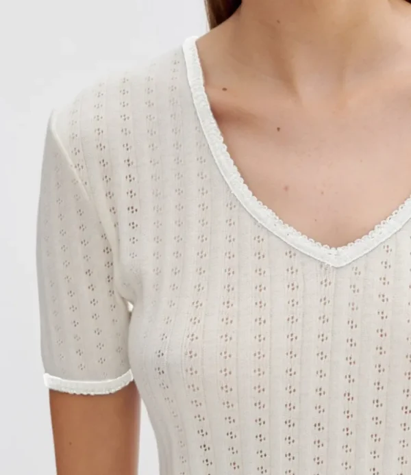 A.P.C. Livia T-Shirt Ecru Fashion