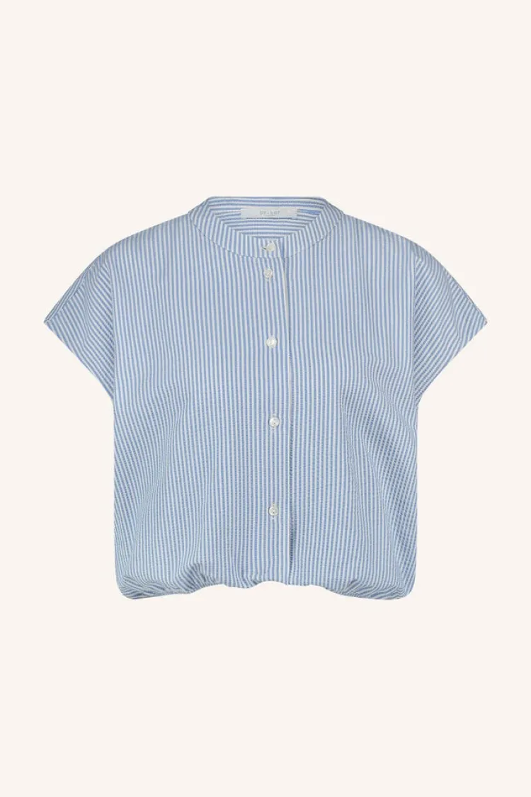 lode_blouse_0.webp By Bar Lode Blouse Blue+Seer+Stripe Outlet