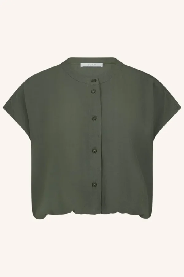 By Bar Lode Blouse Mulled+Basil Clearance