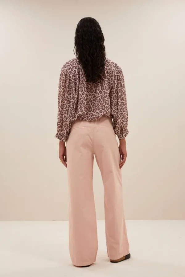 By Bar Lucy Cheetah Blouse Pink+Cheetah+Print Sale