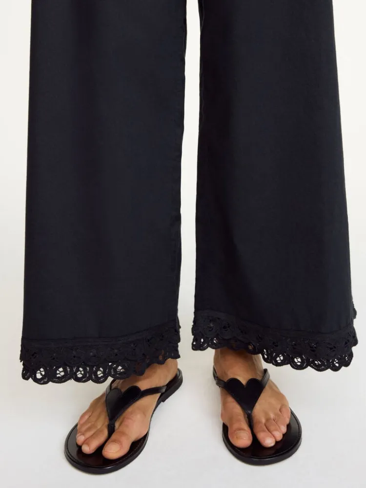 luisa_trousers_1.webp By Malene Birger Luisa Trousers Black Outlet