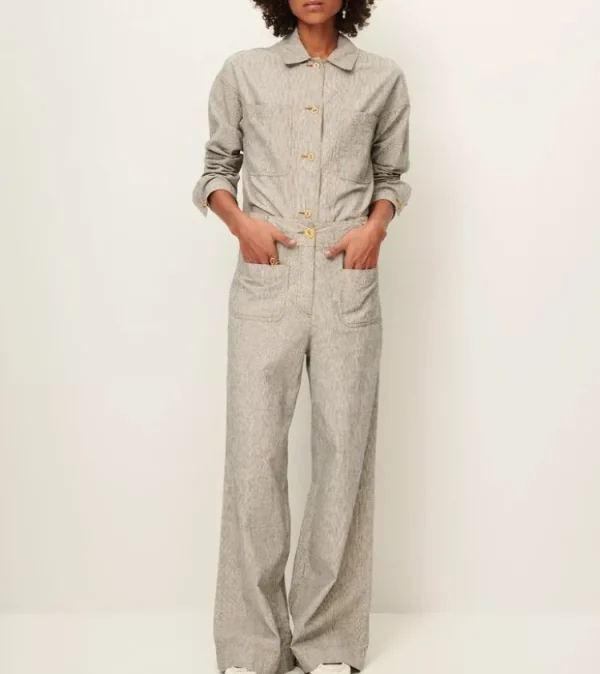 Sessun Manhatti Pants Whiblack Fashion