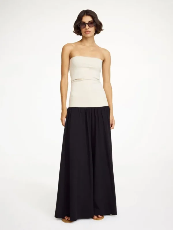 By Malene Birger Marciella Dress Black+Oyster+Gray Best