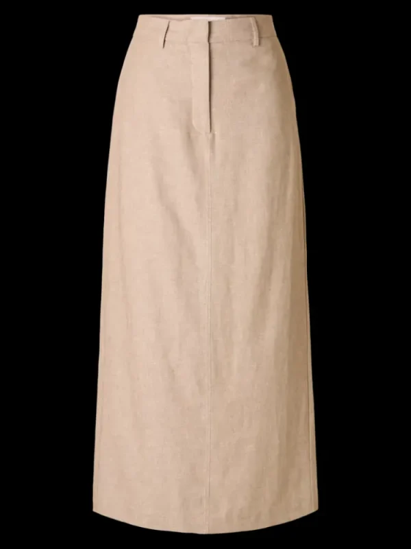 Selected Femme Margo Rita Skirt Sepia+Tint Outlet