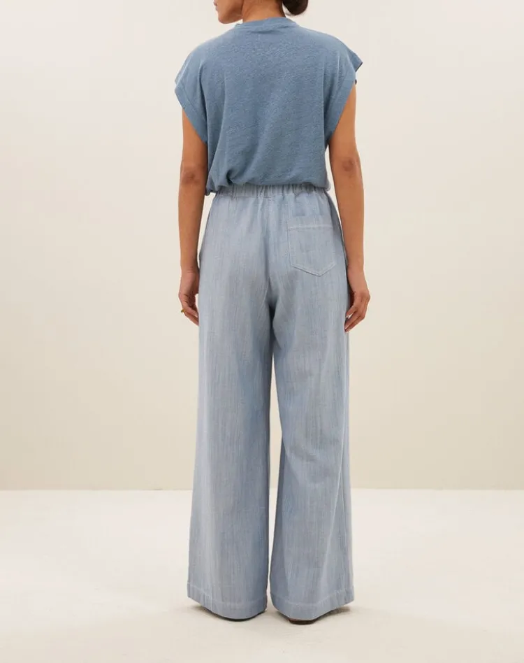 mason_linen_top_2.webp By Bar Mason Linen Top Blue+Stone Clearance