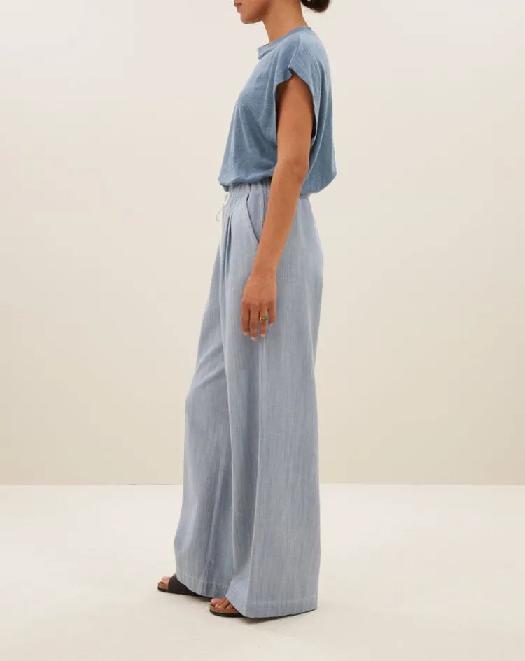 mason_linen_top_3.webp By Bar Mason Linen Top Blue+Stone Clearance