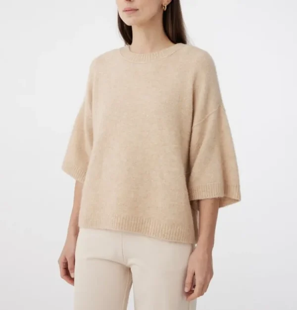Knit-ted Megan Pullover Sand Online