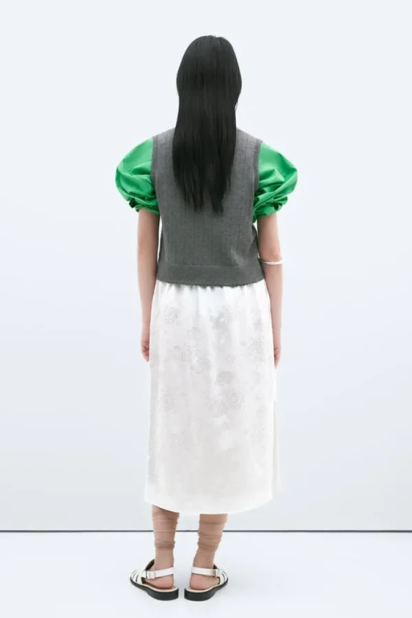 Cordera Merino Pointelle Waistcoat Discount