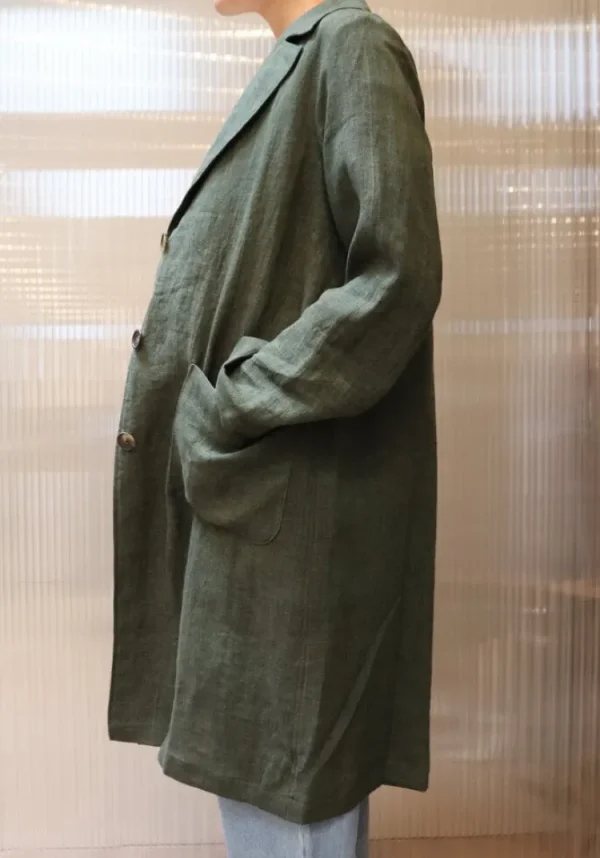 Diega Mileno Manteau Kaki Sale