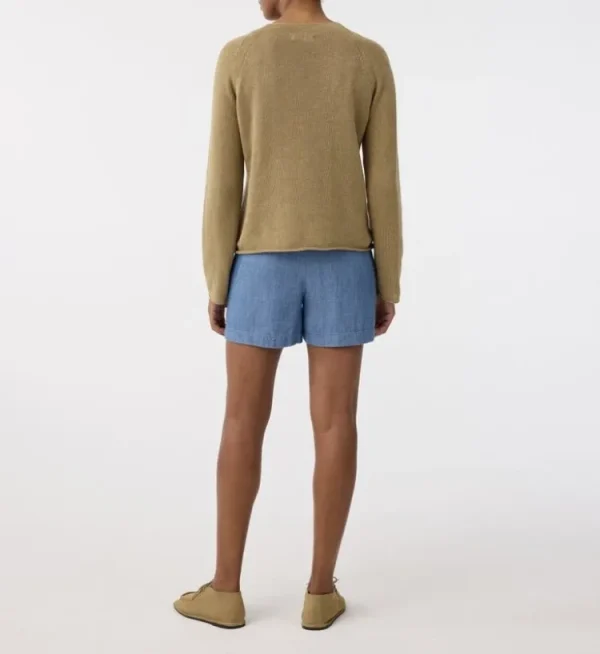 Knit-ted Mio Pullover Khaki Clearance