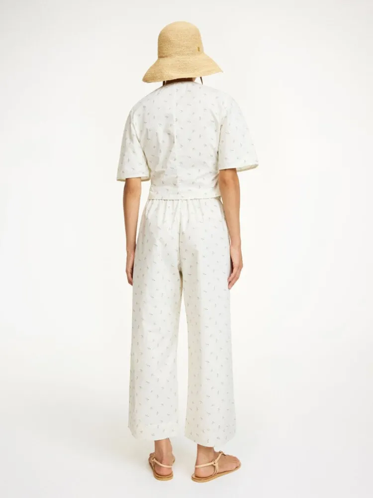 mirabello_trouser_2.webp By Malene Birger Mirabello Trouser Mini+Flower+Print New