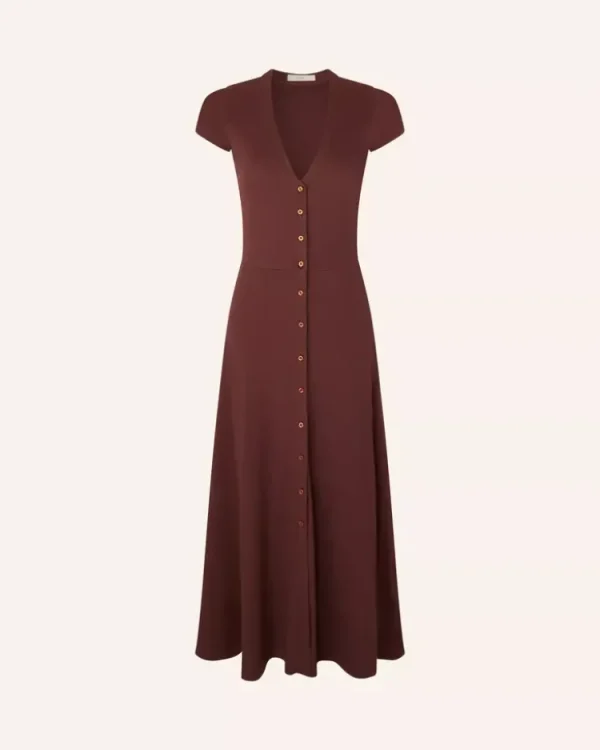 Sessun Nea Dress Burgundy Discount