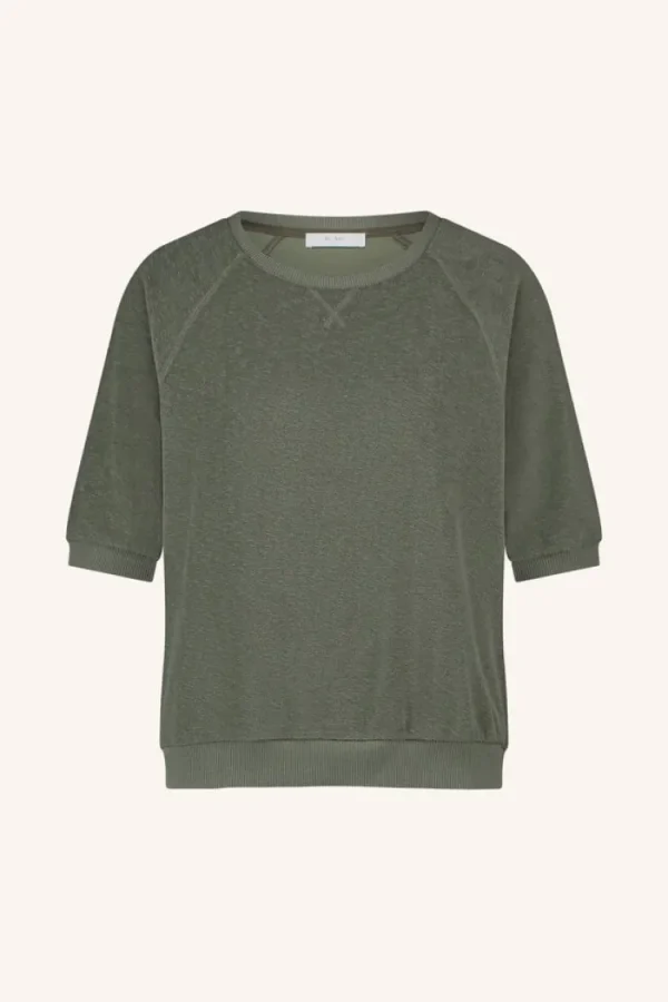 By Bar Neva Slub Top Mulled+Basil Fashion