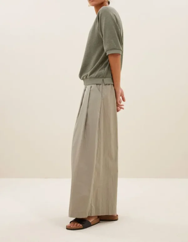 By Bar Neva Slub Top Mulled+Basil Fashion