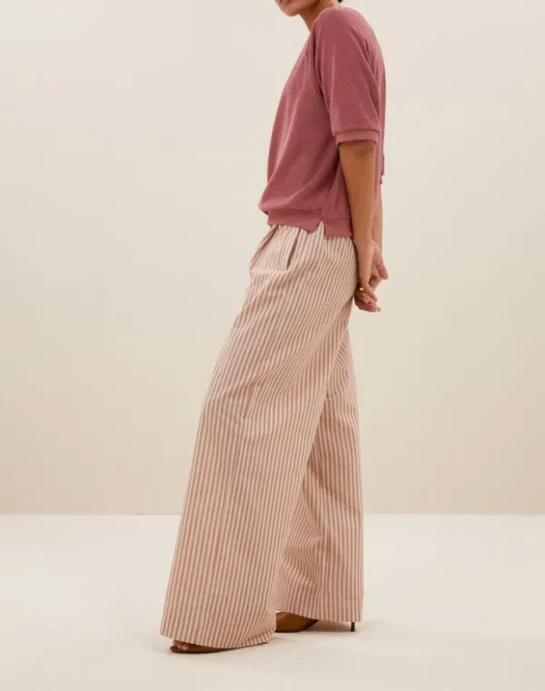 By Bar Neva Slub Top Bright+Plum New