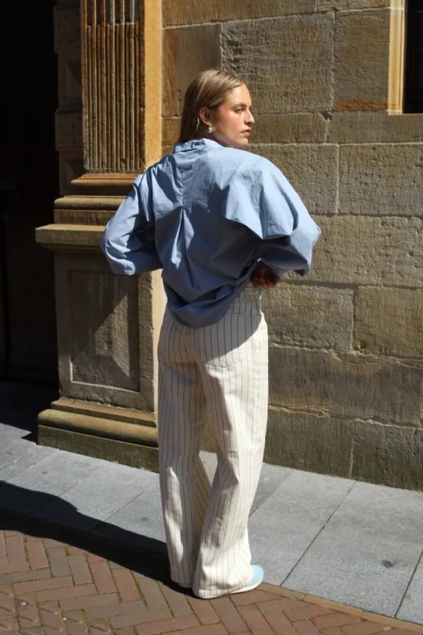 Baum und Pferdgarten Ninia Pants White+Sand+Pinstripe Outlet