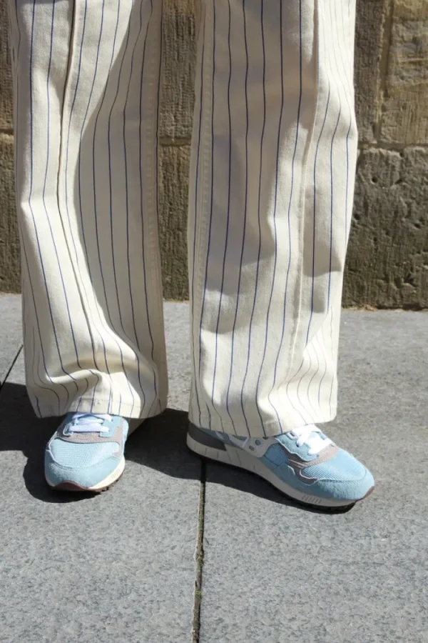 Baum und Pferdgarten Ninia Pants White+Sand+Pinstripe Outlet