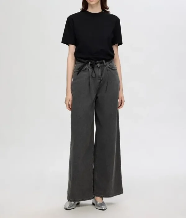 Selected Femme Olivia Jeans Grey+Denim Fashion