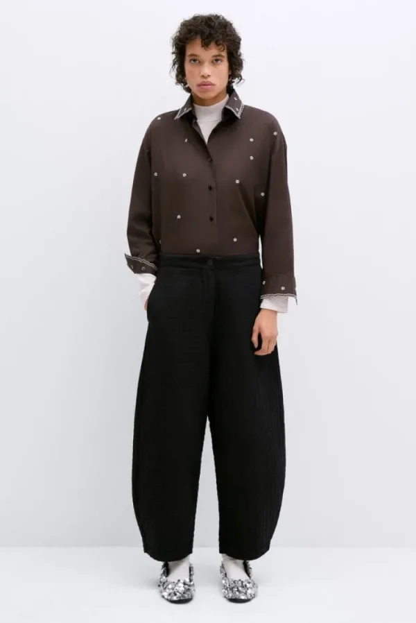 Cordera Padded Curved Pants Black Discount