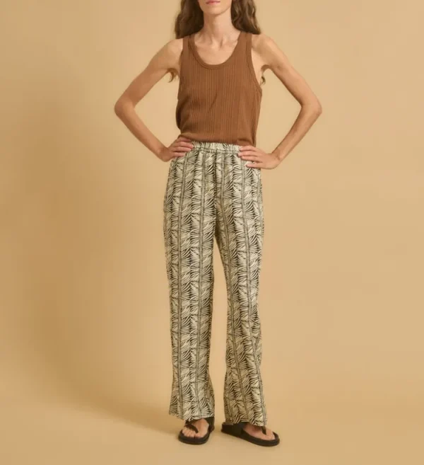 Diega Pantero Pantalon Ecru+Noir Best