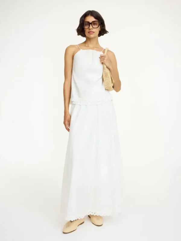 By Malene Birger Pheobes Skirt Soft+White Sale