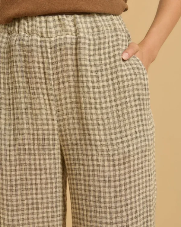 Diega Portorico Pantalon Ecru+Choco+Noir Online