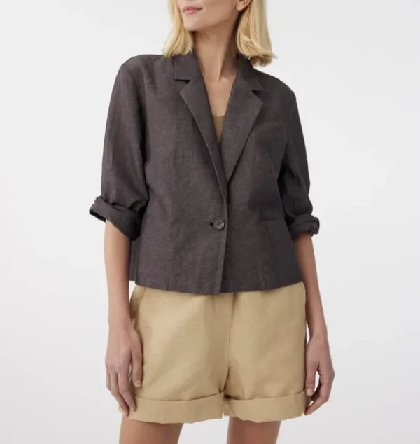 Knit-ted Puck Blazer Black Discount